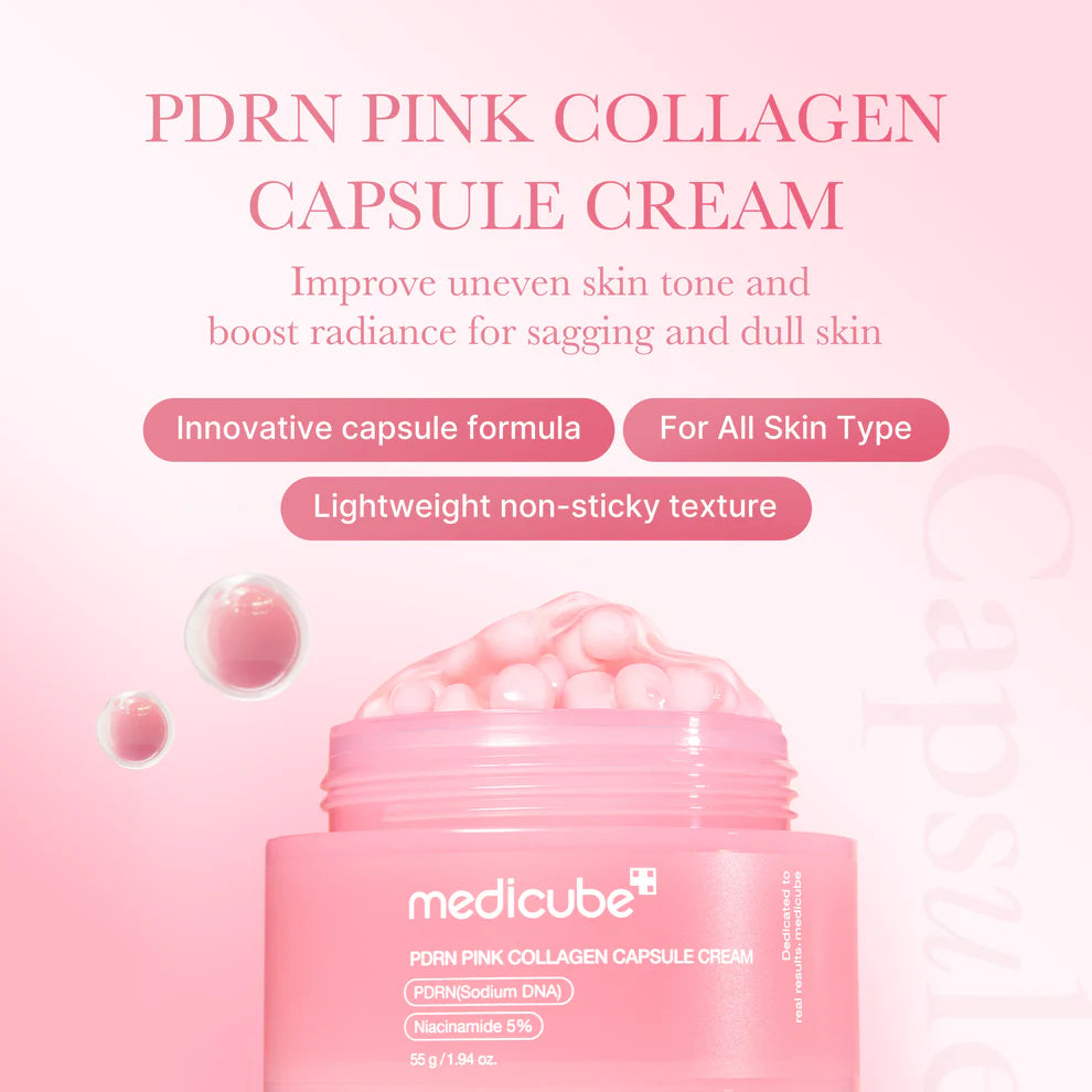 Medicube™ – PDRN Pink Collagen Capsule Cream